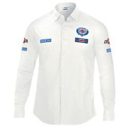 Sparco MARTINI RACING pánská košile s dlouhým rukávem - bílá