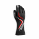 Rukavice FIA závodní rukavice Sparco LAND (vnější šití), černá/červená | race-shop.cz