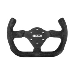 3 ramenný sportovní volant Sparco P310 OPEN, 310mm, semiš, bez odsazení, černá