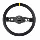 Volanty 2 ramenný sportovní volant Sparco R215, 350mm, semiš, bez odsazení, černá/žlutá | race-shop.cz