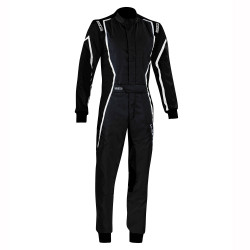 CIK-FIA kartingová kombinéza SPARCO X-LIGHT K, černá/bílá