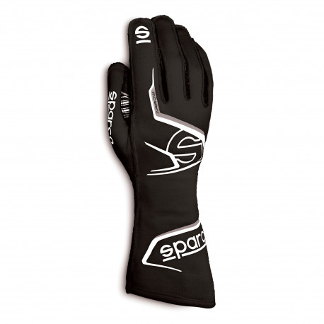 Rukavice Kartingové rukavice Sparco ARROW K (vnější šití), černá/bílá | race-shop.cz