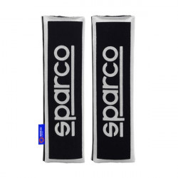 Chránič bezpečnostního pásu SPARCO CORSA, černá/bílá