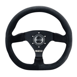 3 ramenný sportovní volant Sparco L360, 330mm, semiš, bez odsazení, černá