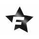 Spreje a fólie Cardesign Sticker F-STAR, 41x39cm, černá | race-shop.cz