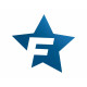Spreje a fólie Cardesign Sticker F-STAR, 41x39cm, blue | race-shop.cz