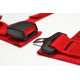 Bezpečnostní pásy a příslušenství ECE 3 bodové bezpečnostní pásy 2" (50mm) RACES, červené | race-shop.cz