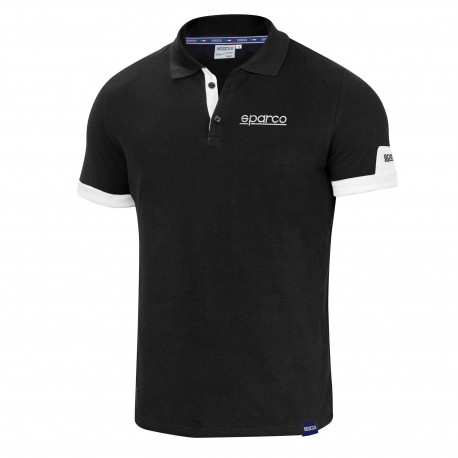 Trička Polokošile Sparco Polo CORPORATE černá | race-shop.cz
