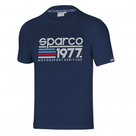 Trička Tričko Sparco 1977 modré | race-shop.cz