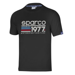 Tričko Sparco 1977 černé