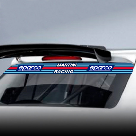 Nálepky na čelní sklo Zadní sluneční clona SPARCO Martini Racing | race-shop.cz