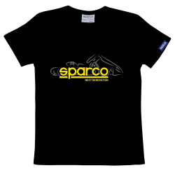 Dětské tričko SPARCO Next Generation 2022, černá