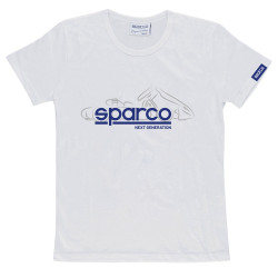 Dětské tričko SPARCO Next Generation 2022, bílá