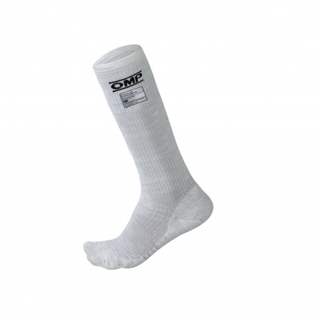 Spodní prádlo OMP One ponožky s FIA homologací, vysoké bílé | race-shop.cz