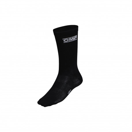 Spodní prádlo OMP Tecnica MY2022 ponožky s FIA homologací, vysoké černé | race-shop.cz