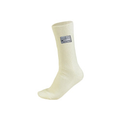 OMP First MY2022 ponožky s FIA homologací, vysoké bílé