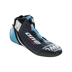 FIA závodní boty OMP ONE EVO X R, námořnická modrá/stříbrná/azurová