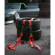 Bezpečnostní pásy a příslušenství ECE 3 bodové bezpečnostní pásy 2" (50mm) RACES, červené | race-shop.cz