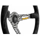 Volanty 3 ramenný sportovní volant MOMO ULTRA, 350mm, alcantara, 70mm odsazení, černá/žlutá | race-shop.cz