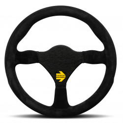 3 ramenný sportovní volant MOMO MOD.26, 280mm, semiš, bez odsazení, černá