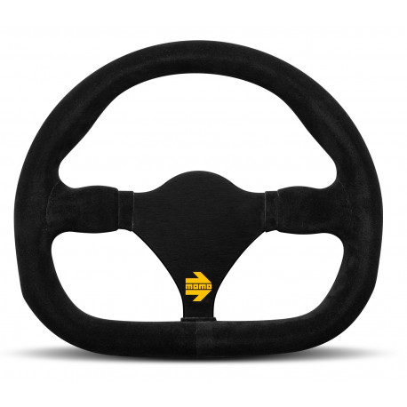 Volanty 3 ramenný sportovní volant MOMO MOD.27, 290mm, semiš, bez odsazení, černá | race-shop.cz