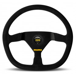 3 ramenný sportovní volant MOMO MOD.88, 350mm, semiš, 43mm odsazení, černá