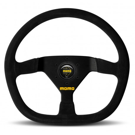 Volanty 3 ramenný sportovní volant MOMO MOD.88, 350mm, semiš, 43mm odsazení, černá | race-shop.cz