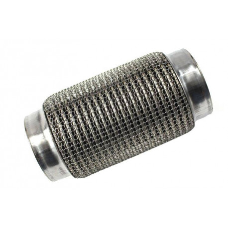 Pružná spojka (SS304 vyztužená) Vlnovec PRO 210x76mm, nerez | race-shop.cz