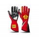 Rukavice Race gloves MOMO CORSA R with FIA homologation (external stitching) red | race-shop.cz