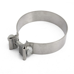 Exhaust wide band clamp, stainless steel 89mm (3,5")