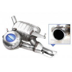 Originální zadní tlumič výfuku vlevo včetně generátoru zvuku pro Audi A6, A7 4G (do roku 2014)