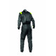Kombinézy CIK-FIA race suit OMP KS-3 ART black/yellow | race-shop.cz