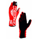 Rukavice Závodní rukavice OMP KS-4 ART my2023 (vnitřní prošití) red/white | race-shop.cz
