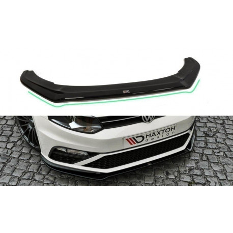 Body kit a vizuální doplňky Přední splitr v.2 VW POLO MK5 GTI (FACELIFT) | race-shop.cz