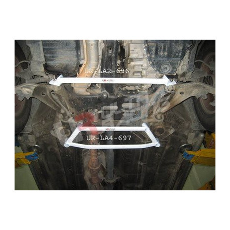Rozpěry Nissan X Trail 01-07 UltraRacing Spodní rozpěra přední podlahy - 4-bodová | race-shop.cz