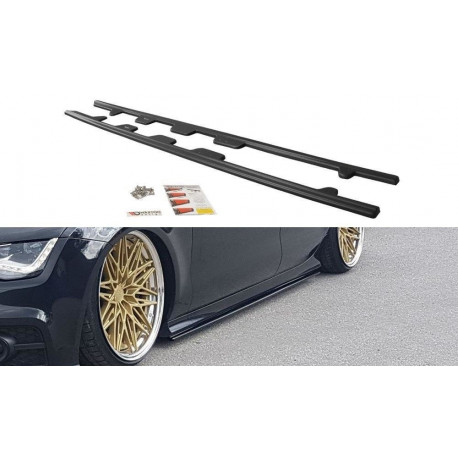 Body kit a vizuální doplňky Splittry prahů Audi S7 / A7 S-Line C7 | race-shop.cz