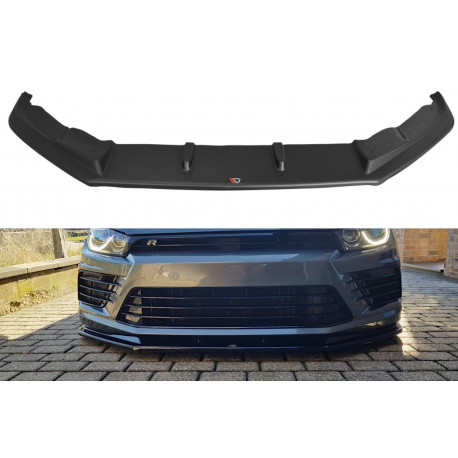 Body kit a vizuální doplňky MAXTON DESIGN přední splitter pro VOLKSWAGEN SCIROCCO MK.3 R FACELIFT, V1 | race-shop.cz