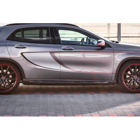 Body kit a vizuální doplňky Splittry prahů MERCEDES-BENZ GLA 45 AMG SUV (X156) (PREFACE) | race-shop.cz