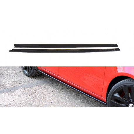 Body kit a vizuální doplňky Splittry prahů Škoda Fabia RS Mk2 | race-shop.cz