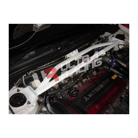 Rozpěry Mitsubishi EVO 7/8/9 UltraRacing 3-bodová Horní rozpěra / rozpěrná tyč předních tlumičů | race-shop.cz