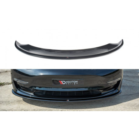 Body kit a vizuální doplňky MAXTON DESIGN přední splitter pro Tesla Model 3 | race-shop.cz