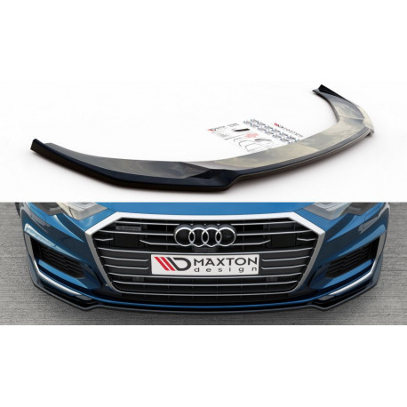 Body kit a vizuální doplňky MAXTON design Přední splitter pro Audi A6 S-Line / S6 C8, V1 | race-shop.cz
