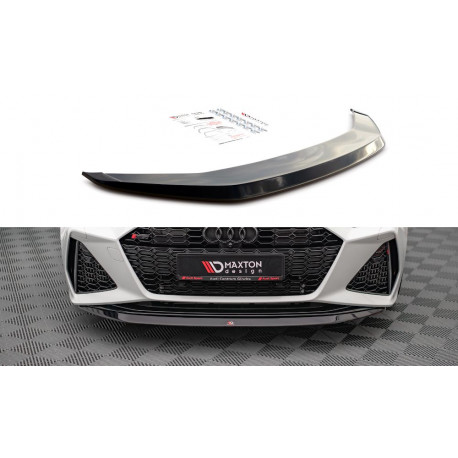 Body kit a vizuální doplňky Přední splitr V.3 Audi RS6 C8 / RS7 C8 | race-shop.cz