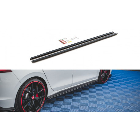 Body kit a vizuální doplňky Splittry prahů Volkswagen Golf 8 GTI | race-shop.cz