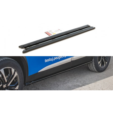 Body kit a vizuální doplňky Splittry prahů Peugeot 2008 Mk2 | race-shop.cz