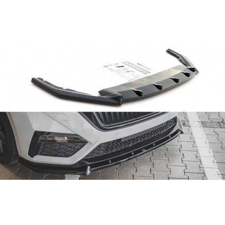 Body kit a vizuální doplňky MAXTON DESIGN přední splitter pro Skoda Octavia RS Mk4, V1 | race-shop.cz
