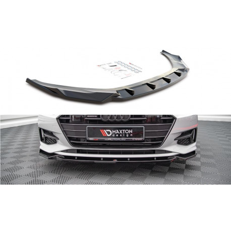 Body kit a vizuální doplňky Přední splitr V.2 Audi A7 C8 | race-shop.cz