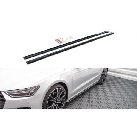 Body kit a vizuální doplňky Splittry prahů Audi A7 C8 | race-shop.cz