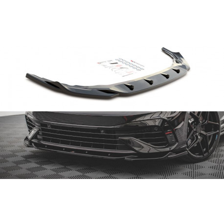 Body kit a vizuální doplňky Přední splitr V.4 Volkswagen Golf R Mk8 | race-shop.cz