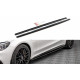 Body kit a vizuální doplňky Splittry prahů V.1 Mercedes-AMG C 63AMG Coupe C205 Facelift | race-shop.cz